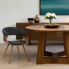 Grafton Dining Chair Walnut & Grey