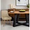 Azure Oak Dining Chair Beige
