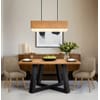 Azure Oak Dining Chair Brown