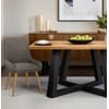 Azure Oak Dining Chair Grey