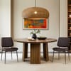 Lara Dining Chair Brown & Walnut
