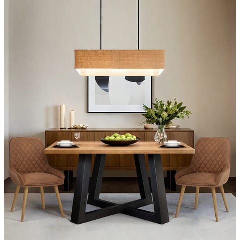 Azure Oak Dining Chair Tan