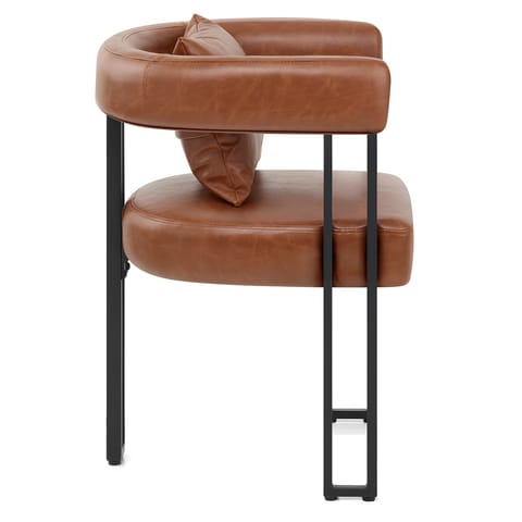 Gigi Chair & Cushion Antique Brown