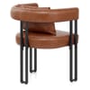 Gigi Chair & Cushion Antique Brown