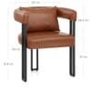 Gigi Chair & Cushion Antique Brown