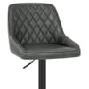 Melbourne Real Leather Stool Antique Slate
