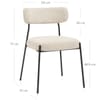 Diana Chair Cream Fabric