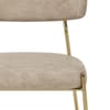Diana Gold Chair Beige