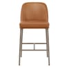 Cruz Real Leather Stool Antique Brown