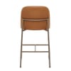 Cruz Real Leather Stool Antique Brown