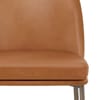 Cruz Real Leather Stool Antique Brown
