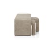 Buddy Ottoman Bench Set Beige