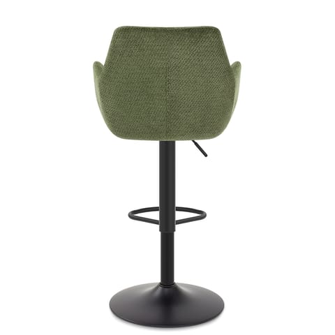Matteo Bar Stool Green Fabric