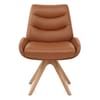 Madrid Real Leather Dining Chair Tan