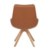Madrid Real Leather Dining Chair Tan