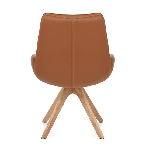 Madrid Real Leather Dining Chair Tan