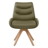 Madrid Real Leather Dining Chair Green