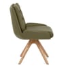 Madrid Real Leather Dining Chair Green