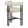 Gigi Bar Stool Cream Fabric