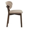 Maya Dark Oak Chair Tweed Fabric