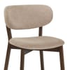 Maya Dark Oak Chair Tweed Fabric