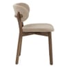 Maya Light Oak Chair Tweed Fabric