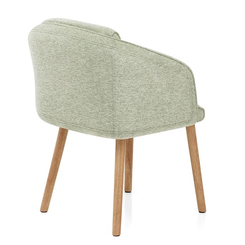 Asti Dining Chair Green Fabric