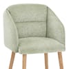 Asti Dining Chair Green Fabric
