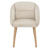 Asti Dining Chair Beige Fabric