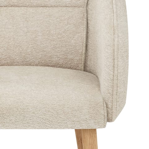 Asti Dining Chair Beige Fabric