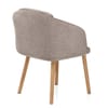Asti Dining Chair Brown Fabric