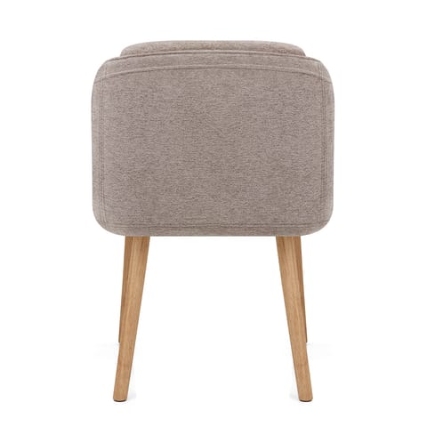 Asti Dining Chair Brown Fabric