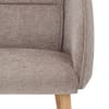Asti Dining Chair Brown Fabric