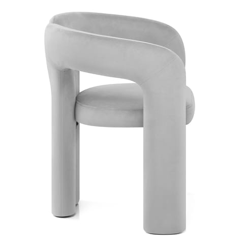 Bubble Chair Grey Velvet