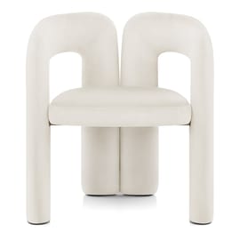 Bubble Chair Ivory Velvet