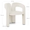 Bubble Chair Ivory Velvet