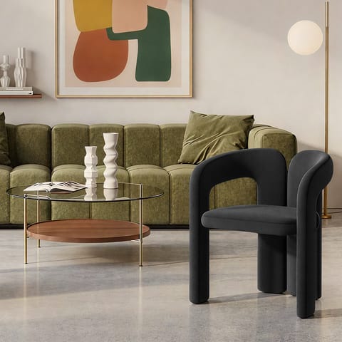 Bubble Chair Black Velvet