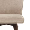 Aldo Dark Oak Bar Stool Tweed Fabric