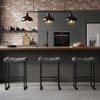 Jago Bar Stool Antique Black