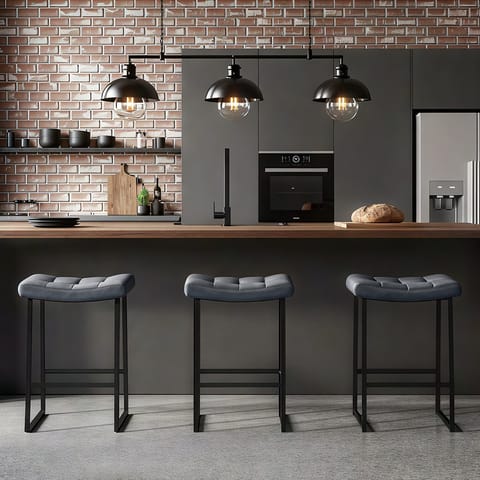 Jago Bar Stool Antique Blue