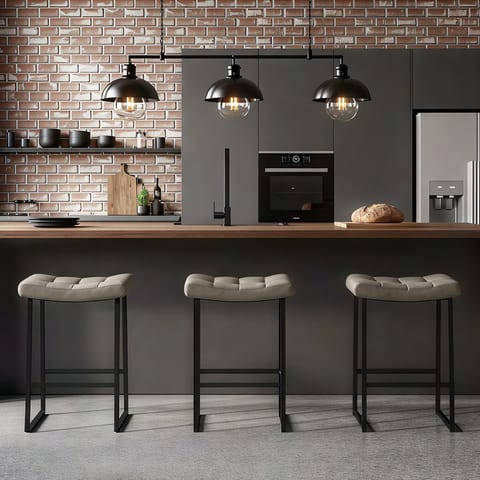 Jago Bar Stool Antique Grey