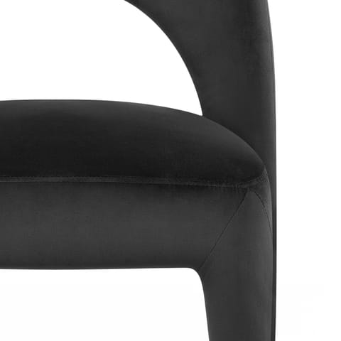 Amore Chair Black Velvet