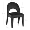 Amore Chair Black Velvet