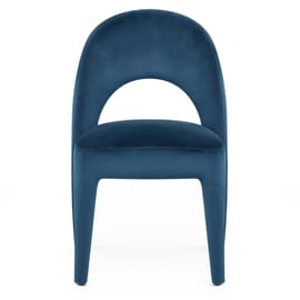 Amore Chair Blue Velvet