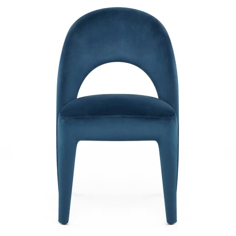 Amore Chair Blue Velvet