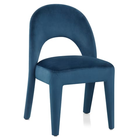 Amore Chair Blue Velvet