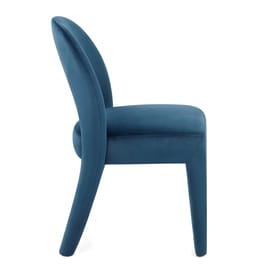 Amore Chair Blue Velvet