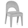 Amore Chair Grey Velvet
