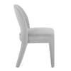 Amore Chair Grey Velvet