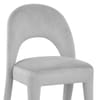 Amore Chair Grey Velvet